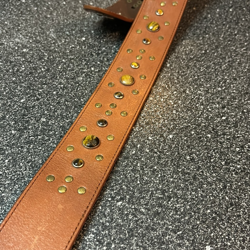 Michael Kors Tiger Eye Stones belt - Picture 3 of 5